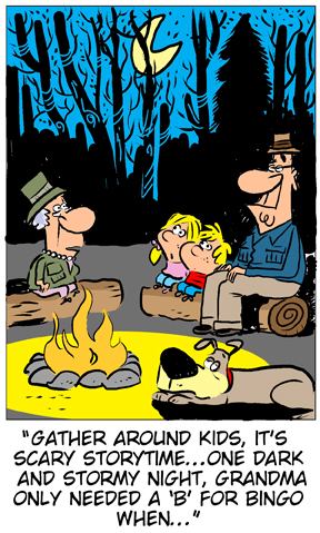 Bingo Campfire Story - Bingo Comic