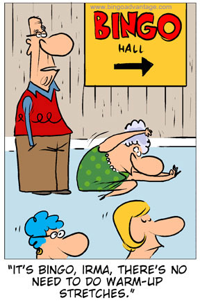 Bingo Warmup - Bingo Comic