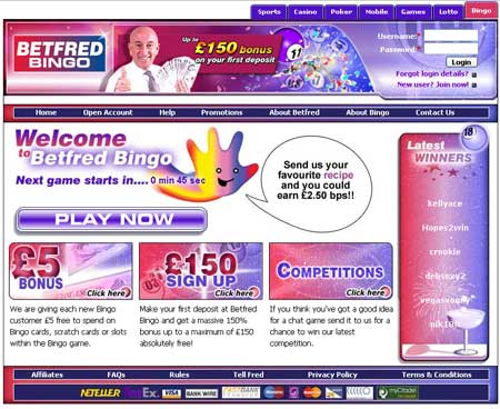 Betfred Bingo