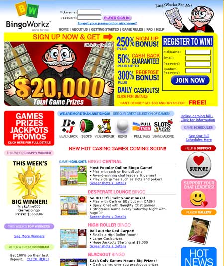 Bingo Workz